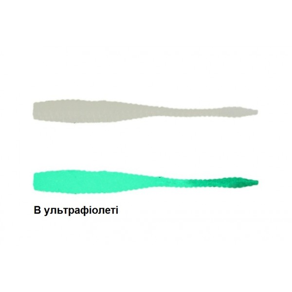 Силиконовая приманка для рыбалки, ZEOX Pixie Tail, длина 1,7 дюймов, 10шт/уп, цвет №101 G